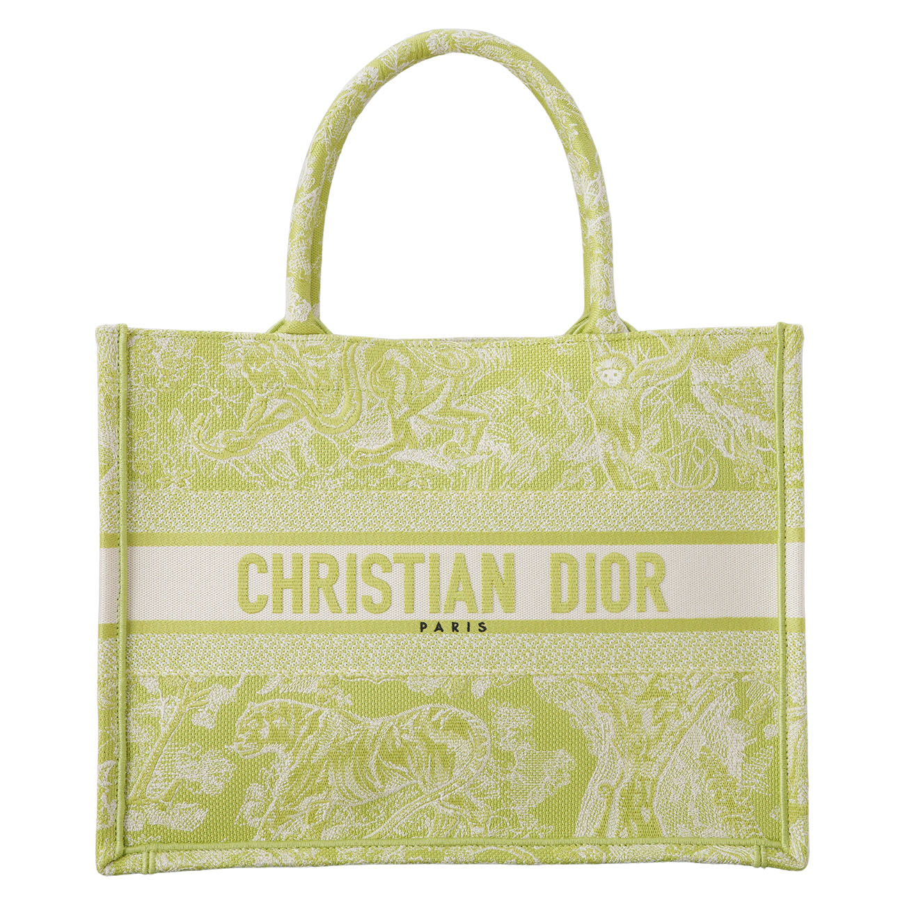 CHRISTIAN DIOR(USED)디올 뜨왈드 주이 북토트 미듐